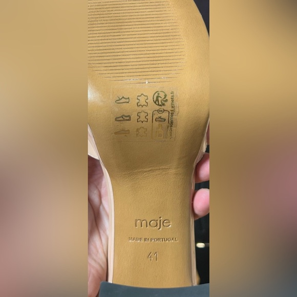 NIB Maje Patent Leather Heeled Sandals, Size 10.5 US (41 EU) - Picture 10 of 16